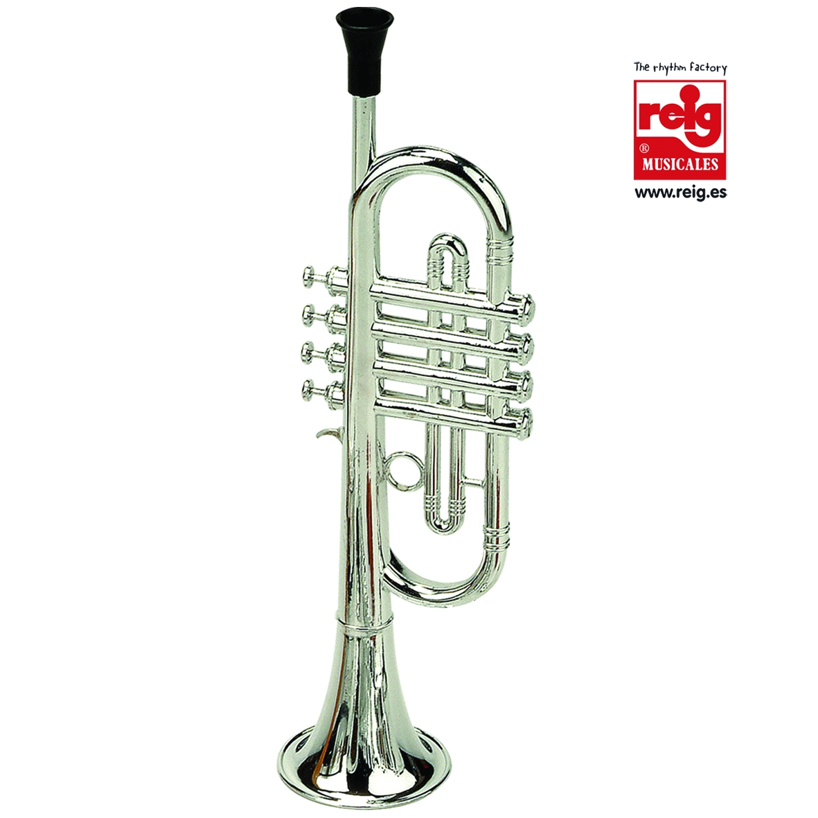 Trompeta Metalizada 42 Cms En Caja CLAUDIO REIG 72-283 